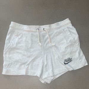Light grey Nike gym shorts
